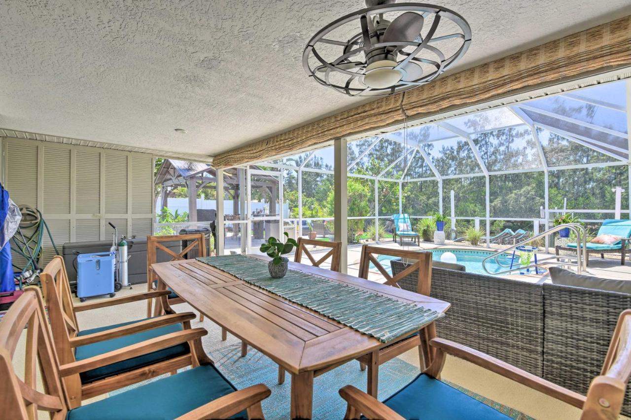 Waterfront Bradenton Home Heated Pool And Fire Pit Exterior foto